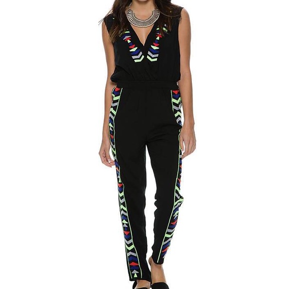 🔥Tasi Malibu ASHLEY Jumpsuit - Black - Picture 2 of 4